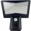 Entac Výkonné vonkajšie solárne svetlo LED so snímačom pohybu 4 W 700 lm, studená farba svetla Entac Výkonné vonkajšie solárne svetlo LED so snímačom pohybu 4 W 700 lm, studená farba svetla