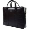 Blazek&Anni unisex čierna kožená taška na notebook, aktovka 40 x 29 x 9 cm. Blazek&Anni unisex čierna kožená taška na notebook, aktovka 40 x 29 x 9 cm.