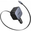 UGREEN 145W Fast Car Charger with Retractable Cable 55910B (55910B) UGREEN 145W Fast Car Charger with Retractable Cable 55910B (55910B)