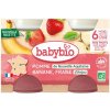 BABYBIO Jablko, banán a jahody (2x130g) BABYBIO Jablko, banán a jahody (2x130g)