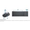 Dell Multi-Device Wireless Keyboard and Mouse - KM7120W - Czech/Slovak 580-AIWQ KM7120W-GY-CSK Dell Multi-Device Wireless Keyboard and Mouse - KM7120W - Czech/Slovak 580-AIWQ KM7120W-GY-CSK
