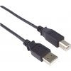 PremiumCord KU2AB1BK USB 2.0, propojovací, 1m, černý PremiumCord KU2AB1BK USB 2.0, propojovací, 1m, černý
