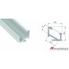 ALU PROFIL TYP H ROHOVÝ (30°/60°) PRE 1 x 12MM LED (BIELY LAKOVANÝ) ALU PROFIL TYP H ROHOVÝ (30°/60°) PRE 1 x 12MM LED (BIELY LAKOVANÝ)