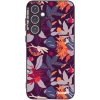 Picasee silikónový čierny obal pre Samsung Galaxy A35 5G A356B - Purple Leaf Picasee silikónový čierny obal pre Samsung Galaxy A35 5G A356B - Purple Leaf
