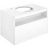Keuco Stageline - Umývadlová skrinka, 80x55x49 cm, s výrezom na umývadlo a batériu vľavo, s osvetlením a USB, biela 32864300100 Keuco Stageline - Umývadlová skrinka, 80x55x49 cm, s výrezom na umývadlo a batériu vľavo, s osvetlením a USB, biela 32864300100