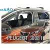 Deflektory Heko Peugeot 3008 5D 2017 - 2023 (+zadné) Deflektory Heko Peugeot 3008 5D 2017 - 2023 (+zadné)