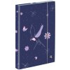 Oxybag Box na zošity A5 Flowers fialový
