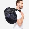 DECATHLON Skladacia taška na fitnes 30 l tmavomodrá DECATHLON Skladacia taška na fitnes 30 l tmavomodrá