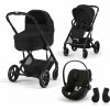 CYBEX Kočík kombinovaný Balios One Box comfort 3v1 Moon Black CYBEX Kočík kombinovaný Balios One Box comfort 3v1 Moon Black