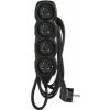 EMOS Predlžovací kábel 3 m / 4 zásuvky / čierny / PVC / 1,5 mm2 EMOS Predlžovací kábel 3 m / 4 zásuvky / čierny / PVC / 1,5 mm2