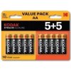 Alkalická batéria Kodak AA (R6) 10 ks Alkalická batéria Kodak AA (R6) 10 ks