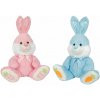 Plyšový králik sediaci modrý - ružový 70 cm Plyšový králik sediaci modrý - ružový 70 cm