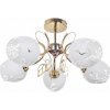 Rabalux 5099 Fauna stropné svietidlo 5xE27 D560mm zlatá, biela so vzorom Rabalux 5099 Fauna stropné svietidlo 5xE27 D560mm zlatá, biela so vzorom