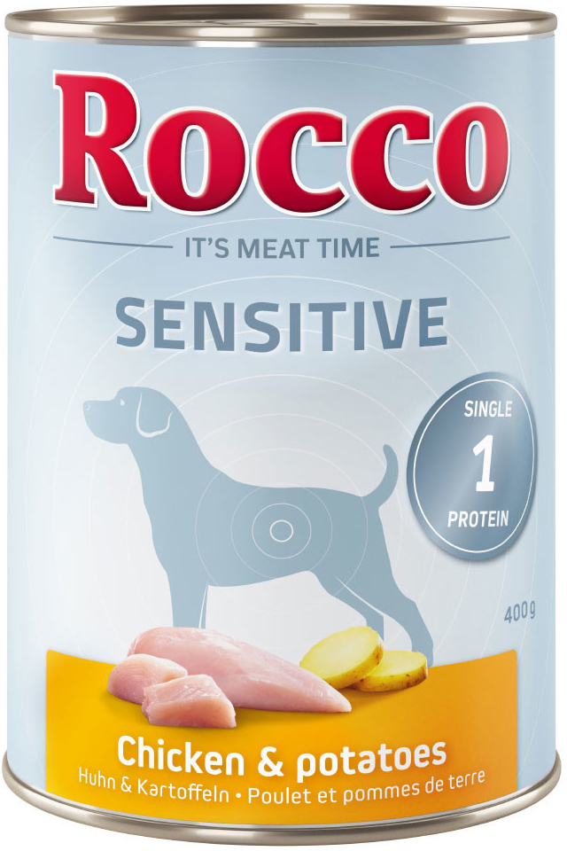 Rocco Sensitive kura & zemiaky 6 x 400 g