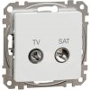 SDD111478S TV+SAT zásuvka, priebežná, biela SDD111478S TV+SAT zásuvka, priebežná, biela