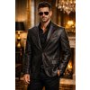 Max Original Leather Pánske kožené sako 5053 black (3XL 58-60) - Čierna - 3XL Max Original Leather Pánske kožené sako 5053 black (3XL 58-60) - Čierna - 3XL
