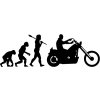 Samolepka MOTOCYKLISTA EVOLUCE II. Samolepka MOTOCYKLISTA EVOLUCE II.