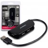 AXAGON HUE-X4B, 4x USB2.0 READY hub, čierny HUE-X4B AXAGON HUE-X4B, 4x USB2.0 READY hub, čierny HUE-X4B