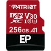 PATRIOT PEF256GEP31MCX Patriot EP Series 256GB MICRO SDXC V30 up to 100MB/s PATRIOT PEF256GEP31MCX Patriot EP Series 256GB MICRO SDXC V30 up to 100MB/s