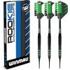 Winmau Winmau šípky Rookie Brass Green soft 20g Winmau Winmau šípky Rookie Brass Green soft 20g
