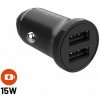 FIXED s 2× USB výstupom 15 W Smart Rapid Charge čierna FIXCC15N-2U-BK FIXED s 2× USB výstupom 15 W Smart Rapid Charge čierna FIXCC15N-2U-BK