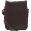 Pánska kožená taška cez plece tmavohnedá - SendiDesign Muxos hnedá Pánska kožená taška cez plece tmavohnedá - SendiDesign Muxos hnedá