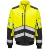 Reflexná Softshell Bomber bunda (3L) L Žltá / čierna Reflexná Softshell Bomber bunda (3L) L Žltá / čierna