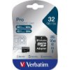 Verbatim Pro microSDHC 32GB + adapter, U3 47041 Verbatim Pro microSDHC 32GB + adapter, U3 47041