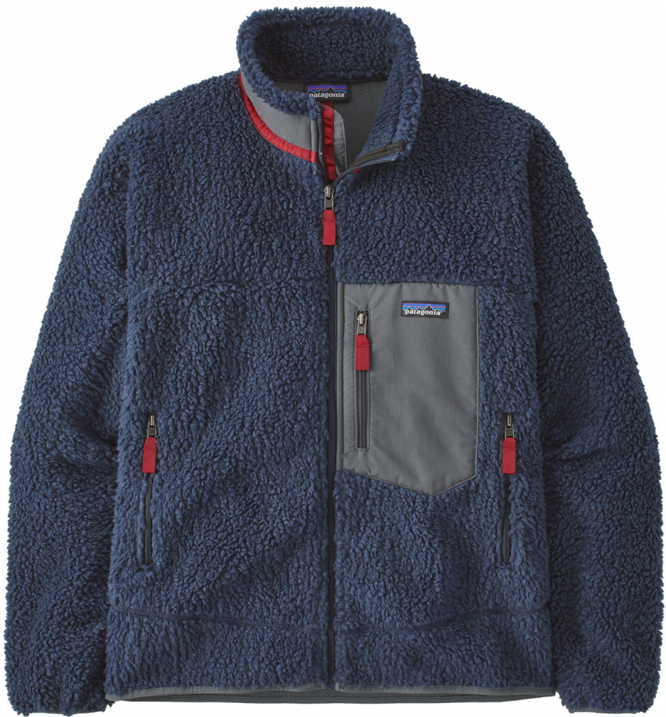 Patagonia M\'s Classic Retro-X Jacket New Navy/ Wax Red
