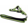 Verk 19128 Nylonový postroj s vodítkom pre psa 128 x 1,5 cm zelený Verk 19128 Nylonový postroj s vodítkom pre psa 128 x 1,5 cm zelený