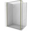 MEXEN/S - Kioto Sprchová zástena WALK-IN 120 x 30, čierny vzor, zlatá 800-120-212-50-70-030 MEXEN/S - Kioto Sprchová zástena WALK-IN 120 x 30, čierny vzor, zlatá 800-120-212-50-70-030