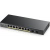 Zyxel GS1900-10HP v2, 8-port GbE L2 PoE Smart Switch + 2 SFP slots, 802.3at, desktop, fanless, 70 Watt GS1900-10HP-EU0102F Zyxel GS1900-10HP v2, 8-port GbE L2 PoE Smart Switch + 2 SFP slots, 802.3at, desktop, fanless, 70 Watt GS1900-10HP-EU0102F