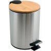 Nášľapný oceľový odpadkový kôš v matne striebornej farbe 3 l Adonis – Spirella Nášľapný oceľový odpadkový kôš v matne striebornej farbe 3 l Adonis – Spirella