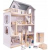 Drevený domček pre bábiky + 80 cm nábytok
