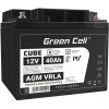 Green Cell CUBE AGM IP54 12V 40Ah VRLA Battery Gel deep cycle scooter mower boat barge mower tractor fishing boat Green Cell CUBE AGM IP54 12V 40Ah VRLA Battery Gel deep cycle scooter mower boat barge mower tractor fishing boat