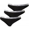 Calvin Klein Thong nohavičky tanga čierne 3pack