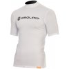 Pánska lycra PROLIMIT Logo Shortarm - biela XS Pánska lycra PROLIMIT Logo Shortarm - biela XS