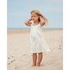 Jožánek Detské šaty, viazanie na ramenách, smotanové 116 Jožánek Detské šaty, viazanie na ramenách, smotanové 116