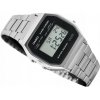 Strieborné hodinky Casio Vintage A158WEA-1EF so stopkami Strieborné hodinky Casio Vintage A158WEA-1EF so stopkami