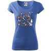 Zvieratká na triku - Dámske tričko Pure - 2XL ( Svetlomodrá ) Zvieratká na triku - Dámske tričko Pure - 2XL ( Svetlomodrá )
