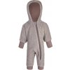 Little Angel Overal FLEECE BAMBUS Outlast® hnedý melír oriešková Little Angel Overal FLEECE BAMBUS Outlast® hnedý melír oriešková