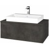 Dreja Kúpeľňová skrinka MODULE SZZ1 80 umývadlo Glance - D16 Tmavý betón / D16 Tmavý betón Dreja Kúpeľňová skrinka MODULE SZZ1 80 umývadlo Glance - D16 Tmavý betón / D16 Tmavý betón