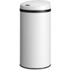 Bezdotykový odpadkový kôš Wideshop, kovový, biely, 42 l Bezdotykový odpadkový kôš Wideshop, kovový, biely, 42 l