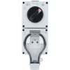 SOLIGHT 5B351 zásuvka s vypínačom IP66 SOLIGHT 5B351 zásuvka s vypínačom IP66