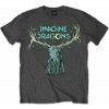 Imagine Dragons Tričko Elk in Stars Unisex Charcoal Grey 2XL Imagine Dragons Tričko Elk in Stars Unisex Charcoal Grey 2XL