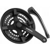 Kľuky Shimano FC-TY301 42/34/24 170mm 6/7/8-rýchlostné čierne s krytom p+l + zátky Kľuky Shimano FC-TY301 42/34/24 170mm 6/7/8-rýchlostné čierne s krytom p+l + zátky