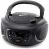 Přehrávač Roadstar, CDR-375D+/BK, přenosný, CD-R/RW, autostop, digitální tuner DAB+, DAB, FM, USB, AUX IN, teleskopická anténa, výstup na sluchátka, síť Přehrávač Roadstar, CDR-375D+/BK, přenosný, CD-R/RW, autostop, digitální tuner DAB+, DAB, FM, USB, AUX IN, teleskopická anténa, výstup na sluchátka, síť