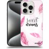 Picasee silikónový prehľadný obal pre Apple iPhone 15 Pro - Sladké sny Picasee silikónový prehľadný obal pre Apple iPhone 15 Pro - Sladké sny