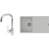K-StrongSinks S3 Set drez Zala 860x500mm granit biela + Batéria Garonne chrom K-StrongSinks S3 Set drez Zala 860x500mm granit biela + Batéria Garonne chrom