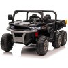 Mamido Elektrické autíčko Farmer Truck 4x4 čierne